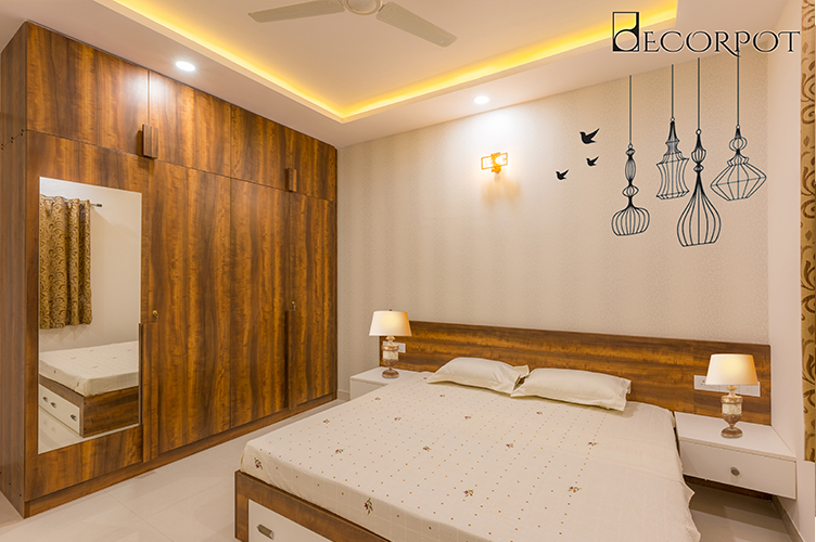 Guest Bedroom Interior Design Bangalore-8.GBR1-3BHK, Bannerghatta Road, Bangalore